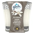 thumbnail image 1 of Glade Scented Candle Jar, Sheer Vanilla Embrace, Fragrance Infused with Essential Oils, 3.4 oz, 1 of 20