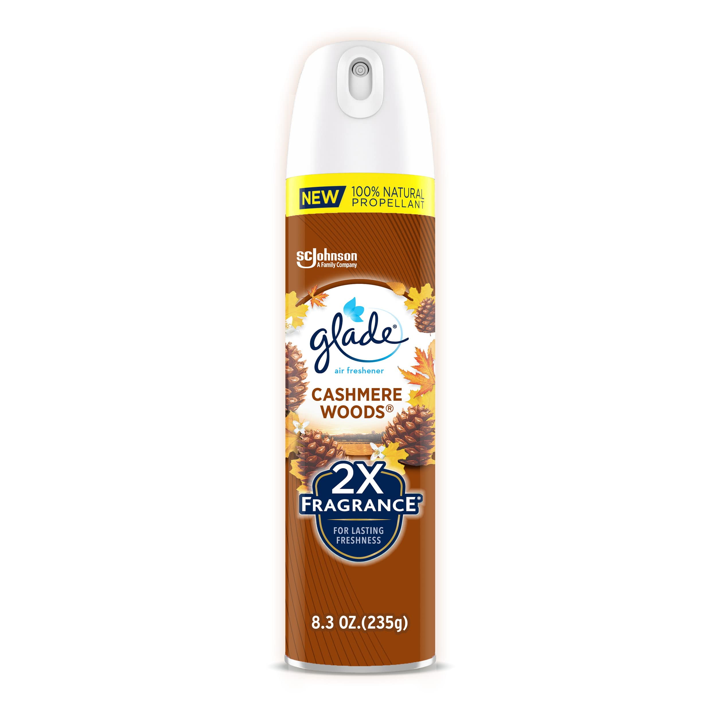 Glade Cashmere Woods Room Air Freshener Spray (Pack of 6)