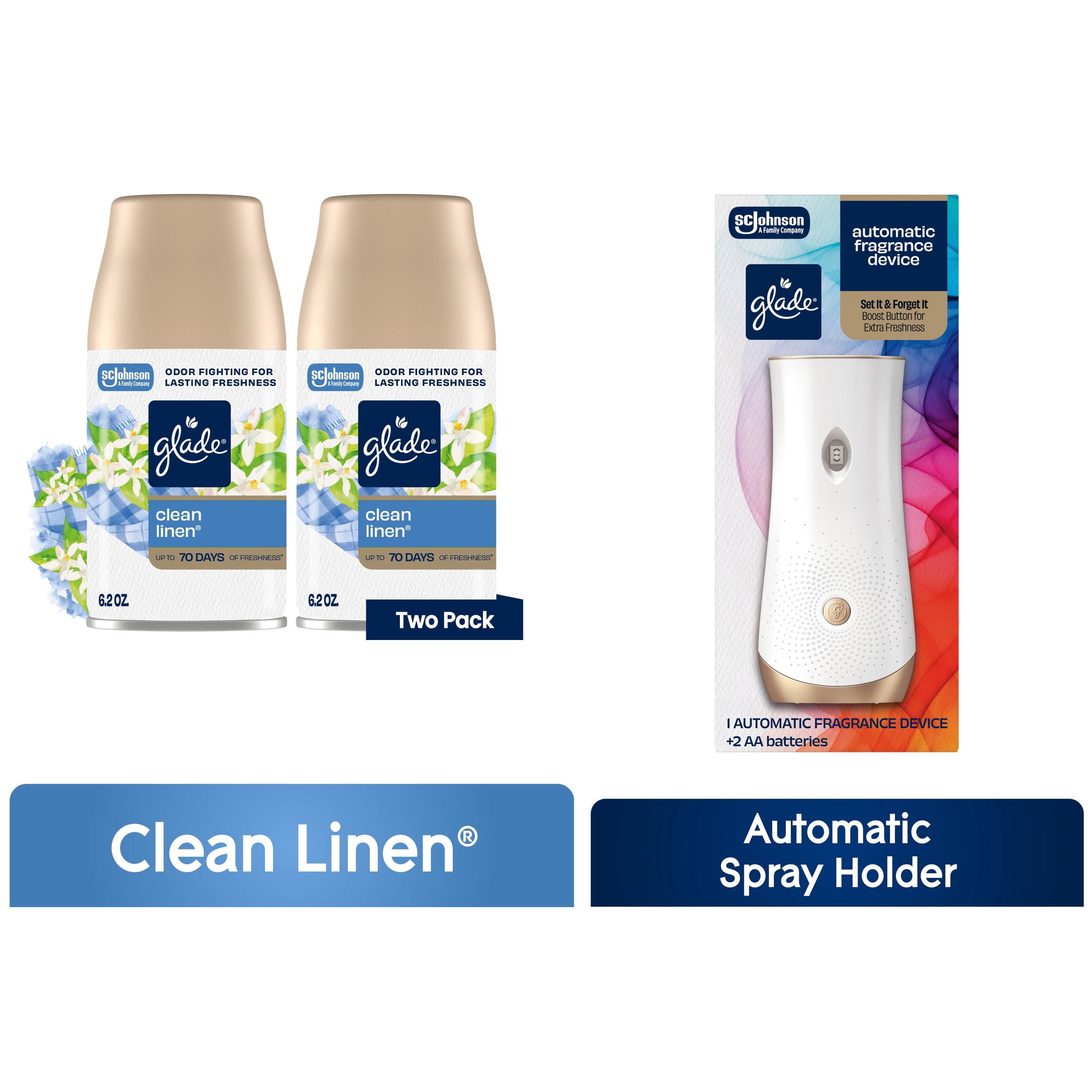 Glade Clean Linen Battery Starter Kit
