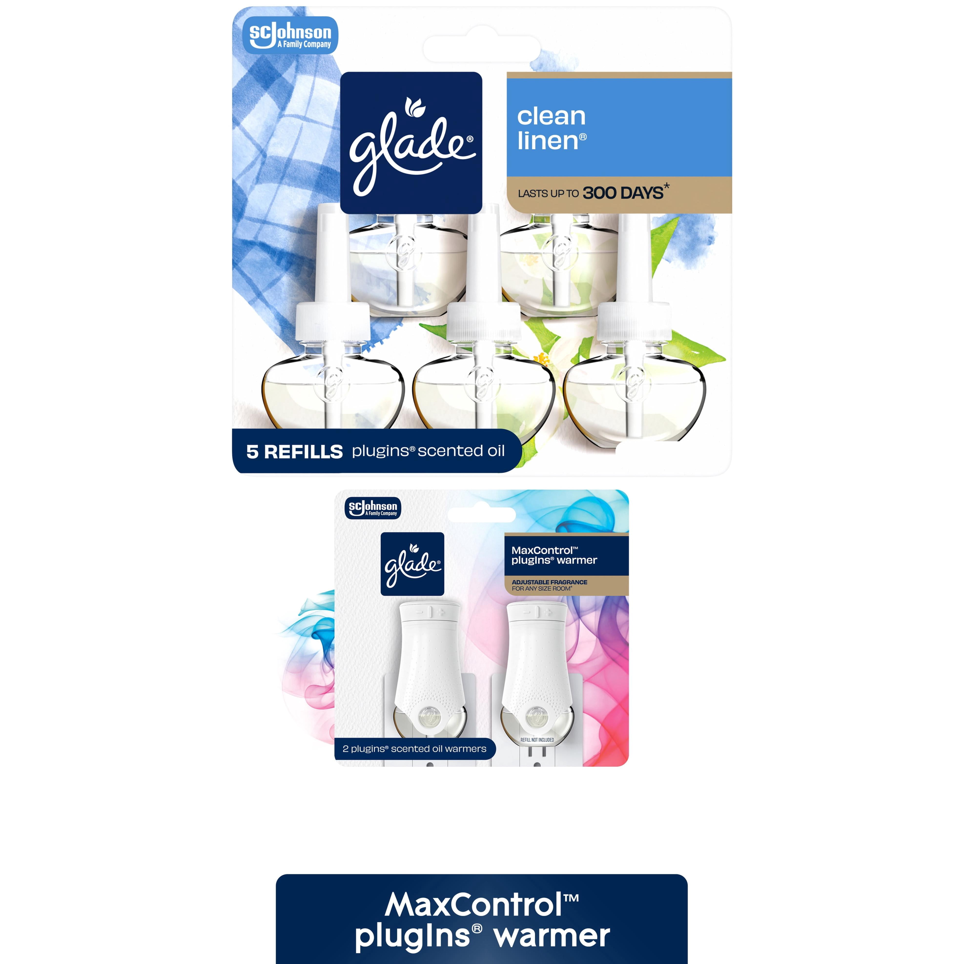 Glade Clean Linen Oil Starter Kit