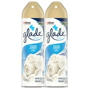 Glade Clean Linen Room Spray Air Freshener, 8 oz (2-Pack)