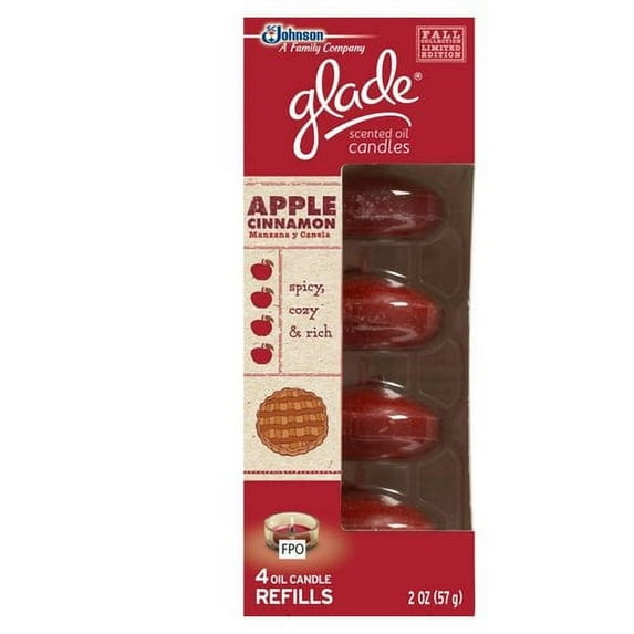 Glade Gld Fall Scntd Cndl Rf Apple Cinn 2 Oz