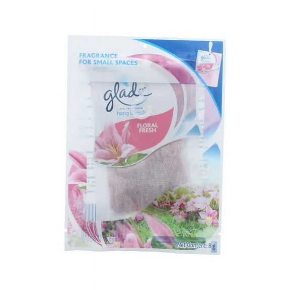 Glade Hang It Fresh Air Freshener Fragrance For Small Spaces Floral Fresh Scent Pack of 3