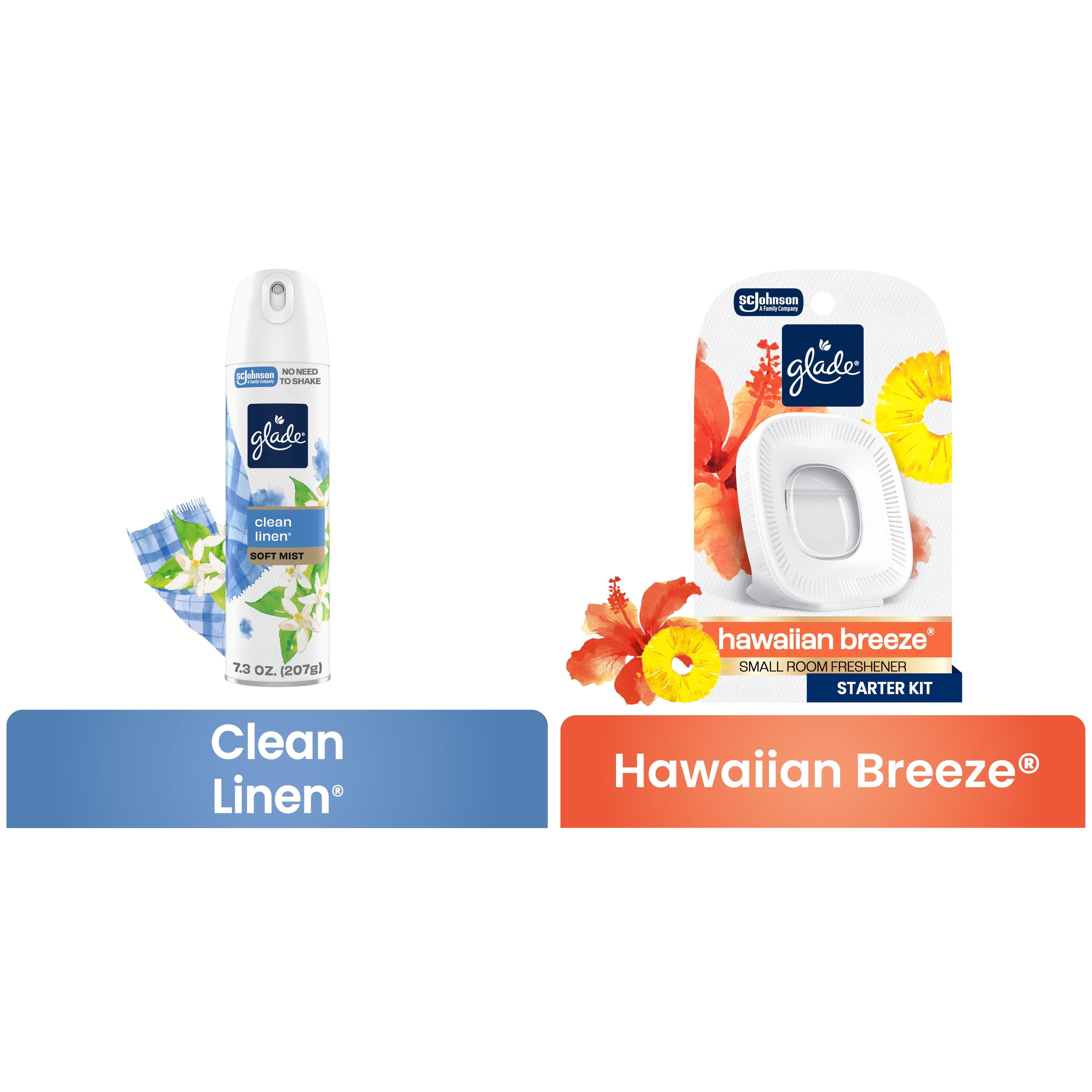 Glade Hawaiian Breeze Small Room and Clean Linen Aerosol
