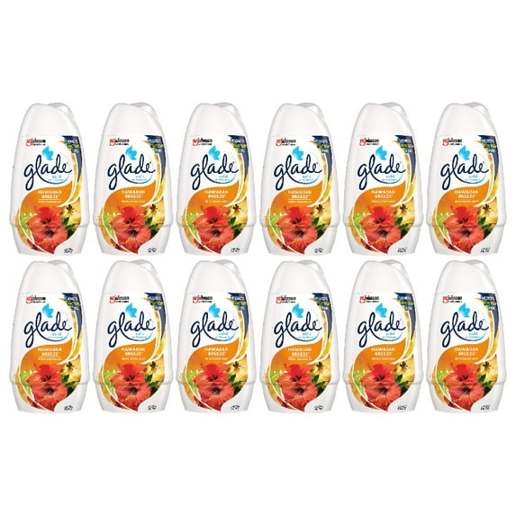 Glade Hawaiian Breeze Solid Air Freshener 6 Ounce, 12 Pack