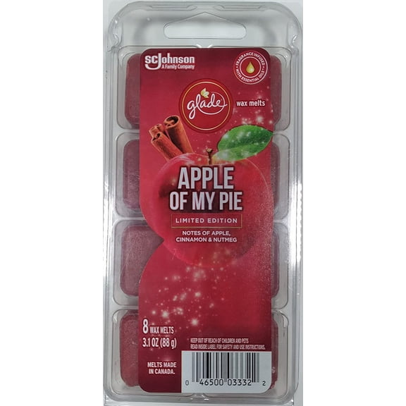 Glade Limited Edition Apple of My Pie Wax Melts - 8 Melts - 3.1 oz