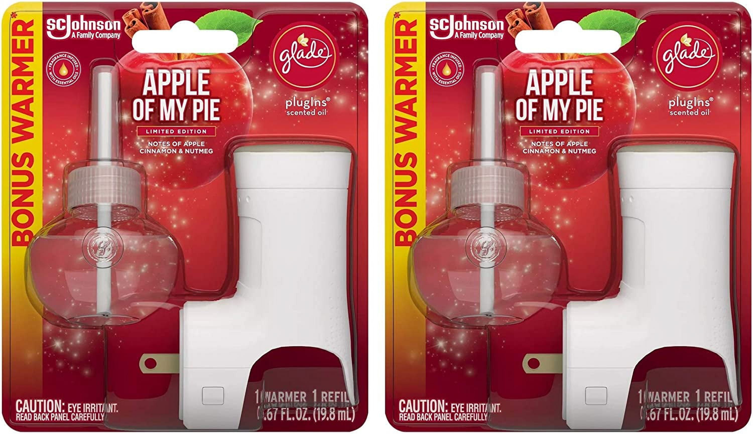Glade Plug In Refills, Starter Kit, Electric Scented Oil, Apple Of My