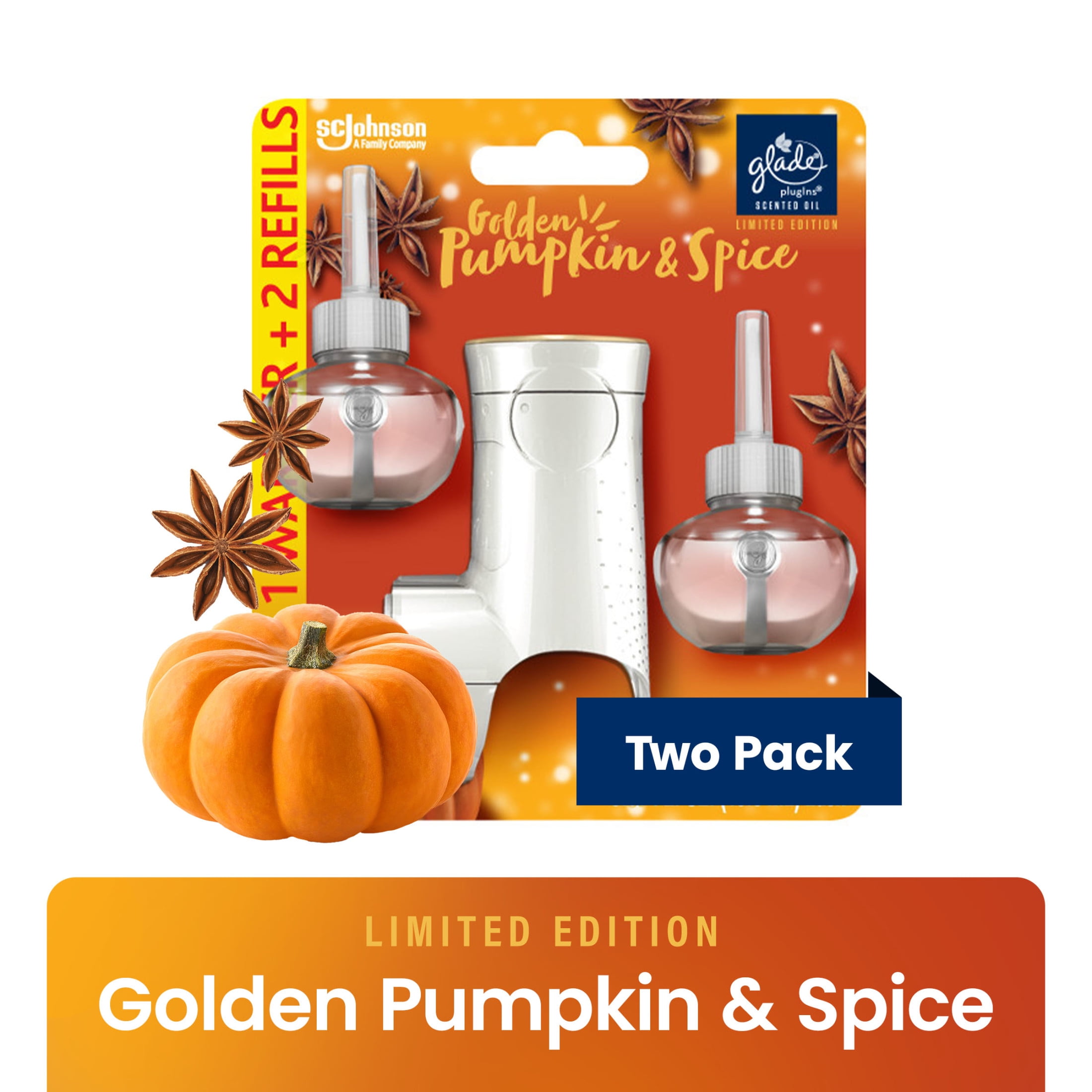 Glade Plugins Refills Air Freshener Starter Kit Golden Pumpkin & Spice - Thumbnail 5