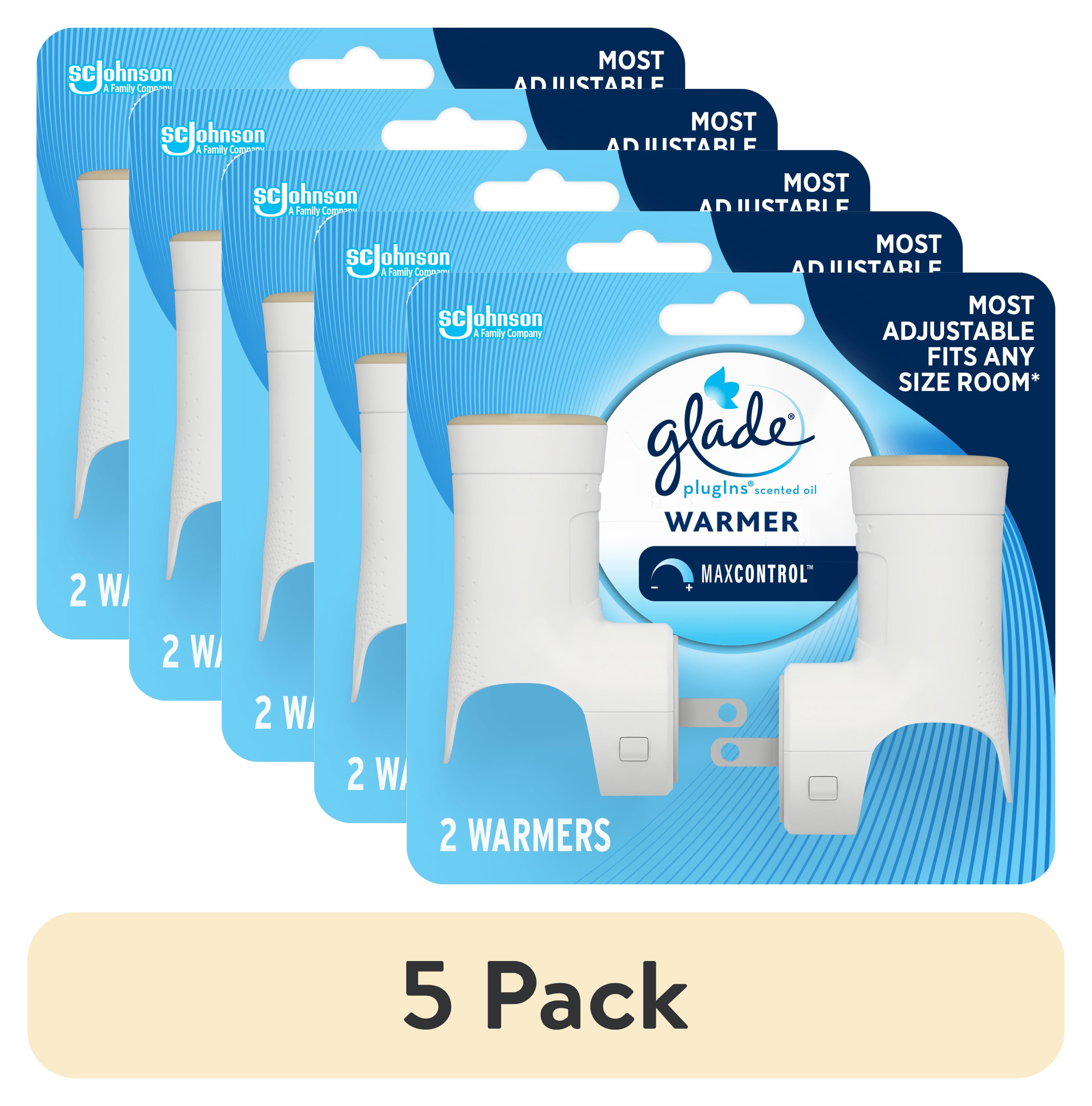 White Adjustable Scented Oil Air Freshener Warmer, 2-Pack