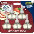 thumbnail image 1 of Glade PlugIns Refills Air Freshener, Scented and Essential Oils for Home and Bathroom, Apple Cinnamon, 3.35 Fl Oz, 5 Count, 1 of 5