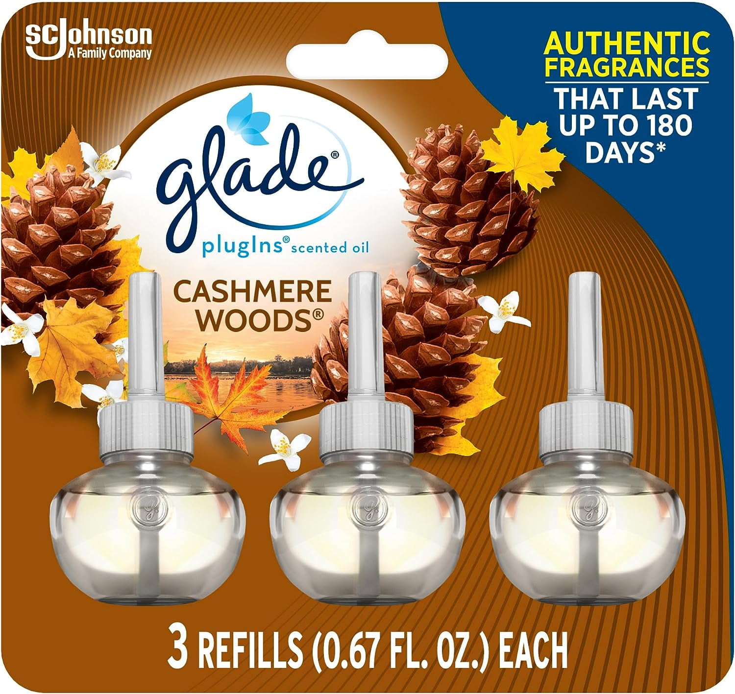 Glade PlugIns Refills Air Freshener, Scented and Essential Oils for