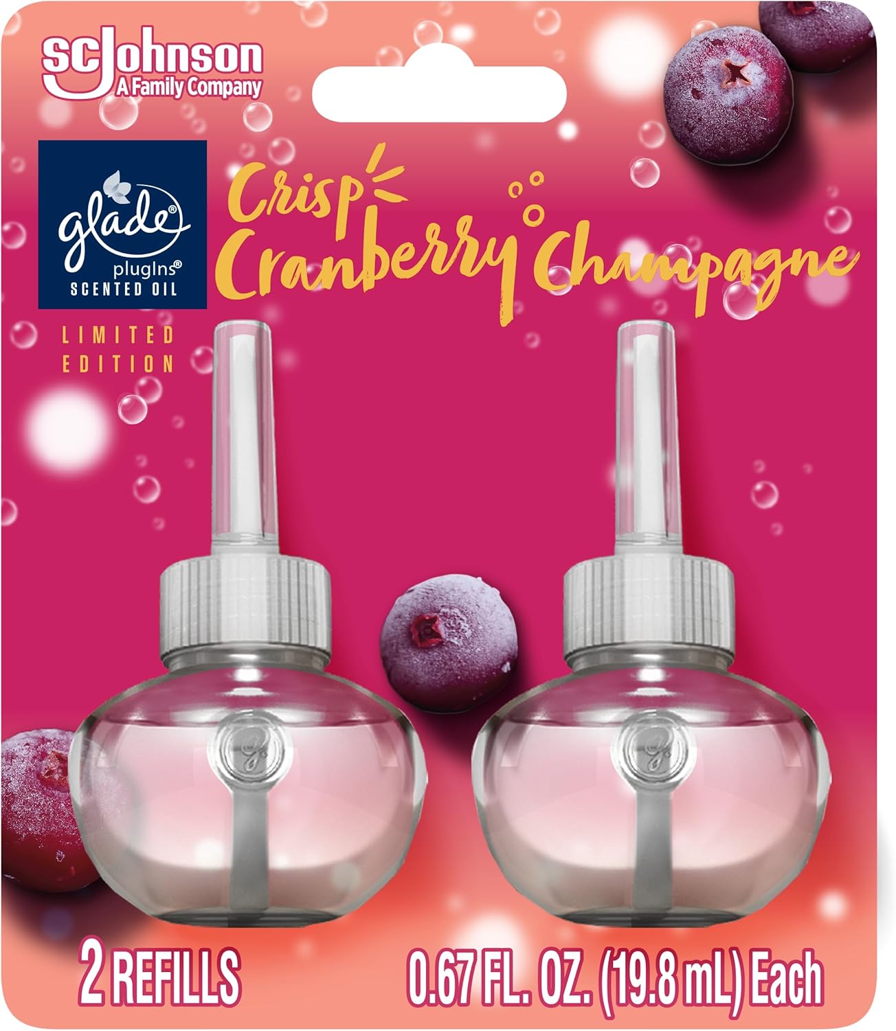 Glade PlugIns Refills Air Freshener, Scented and Essential Oils for