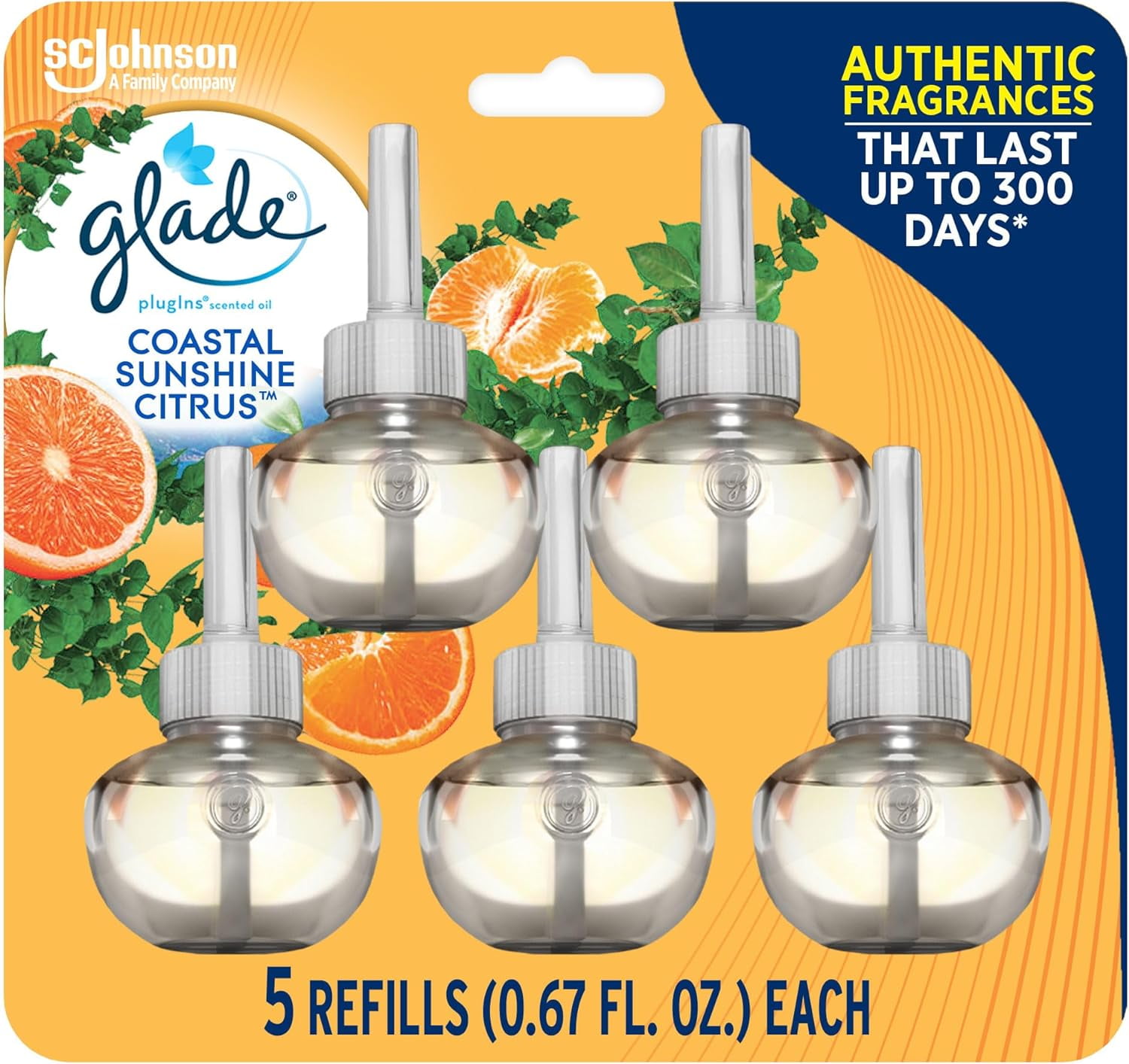 Glade PlugIns Refills Air Freshener, Scented and Essential Oils for