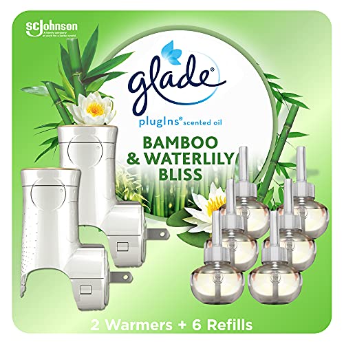 Glade PlugIns Refills Air Freshener Starter Kit, Scented and Essential