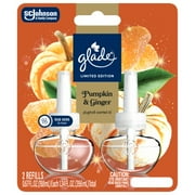 Glade  PlugIns  Refills Air Freshener, Golden Pumpkin & Spice, 1.34oz., 2 Count