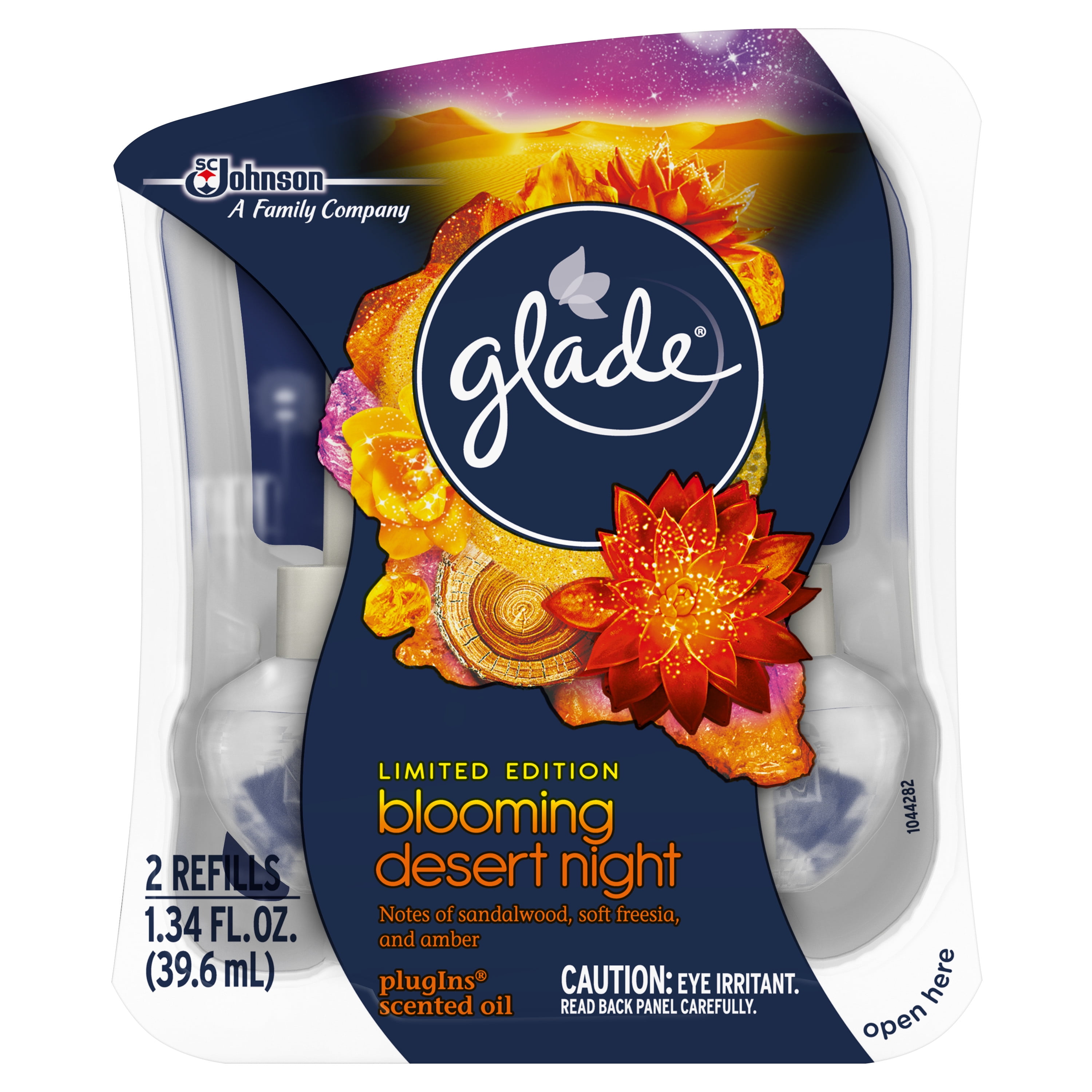 Glade PlugIns Scented Oil Air Freshener Refill, Blooming Desert Night