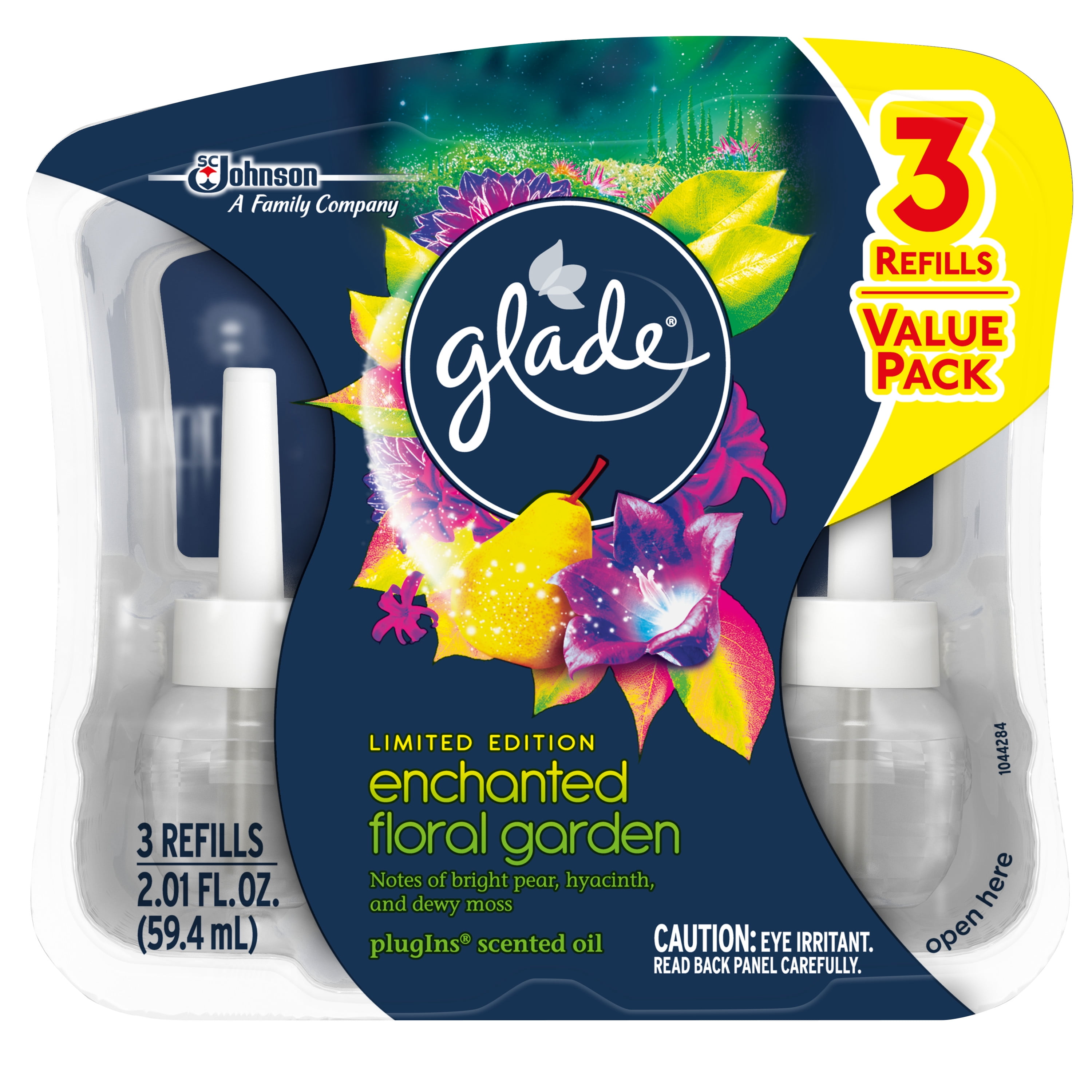Glade PlugIns Scented Oil Air Freshener Refill, Enchanted Floral Garden