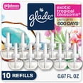 thumbnail image 1 of Glade PlugIns Scented Oil 10 Refills, Air Freshener, Exotic Tropical Blossoms, 10 x 0.67 oz, 10 Refills, 1 of 7