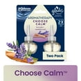 thumbnail image 1 of Glade Aromatherapy PlugIns Air Freshener Refills, Choose Calm Scent with Notes of Lavender & Sandalwood, Fragrance Infused with Essential Oils, 2 x 0.67 oz (19.8 ml), 1 of 16
