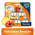 thumbnail image 1 of Glade PlugIns Air Freshener Refills, Mothers Day Gifts, Hawaiian Breeze, Infused with Essential Oils, 0.67 oz, 5 Count, 1 of 18