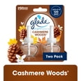 thumbnail image 1 of Glade PlugIns Air Freshener Refills, Cashmere Woods, Infused with Essential Oils, 0.67 oz, 2 Count, 1 of 18