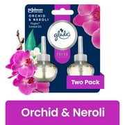 Glade PlugIns Scented Oil Refills, Air freshener, Orchid & Neroli, Infused with Essential Oils, 0.67 oz, 2 Count