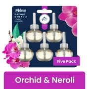 Glade PlugIns Scented Oil Refills, Air freshener, Orchid & Neroli, Infused with Essential Oils, 0.67 oz, 5 Count