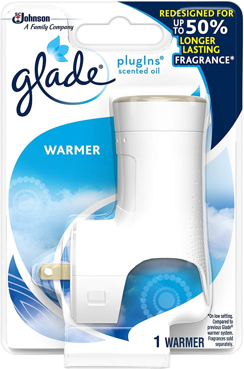 Glade PlugIns Scented Oil Warmer, Holds Essential Oil Infused Wall Plug