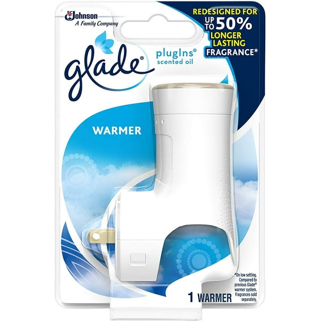 Glade PlugIns Scented Oil Warmer, Holds Essential Oil Infused Wall Plug