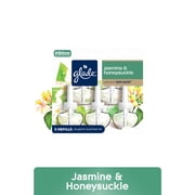 Glade PlugIns Scented Oils Air Freshener Refills, Jasmine & Honeysuckle, Fresh Collection, 0.67 fl oz Each, 5 Refills