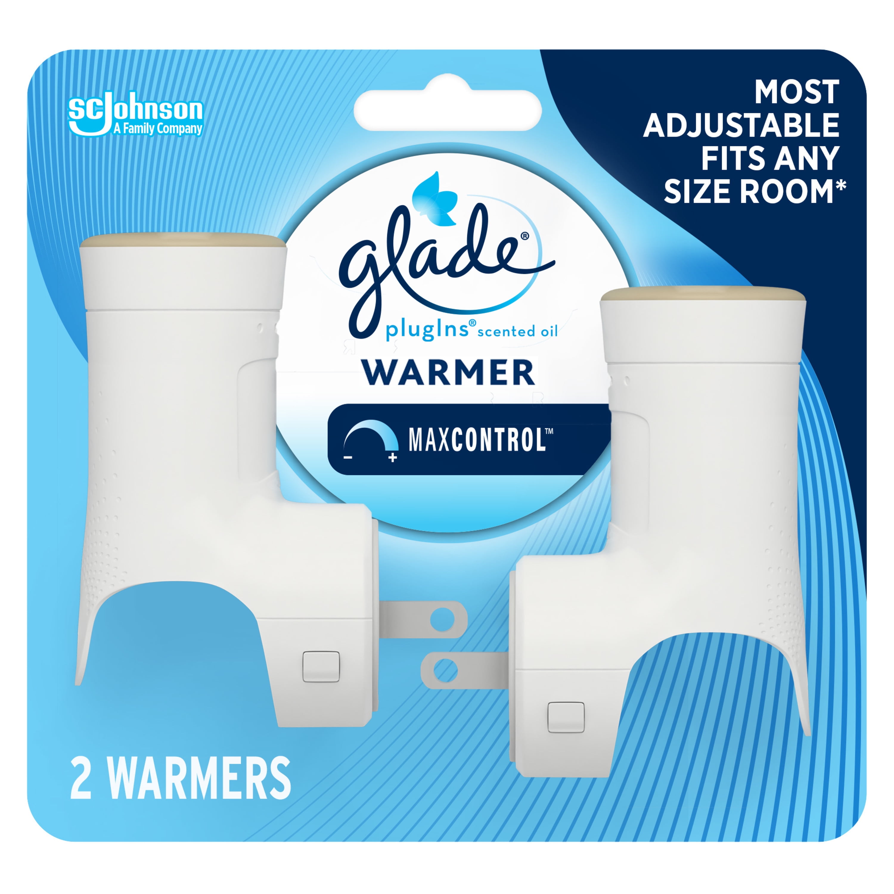 Glade PlugIns Scented Oil Warmer Essential Oil Infused Wall Plug in 2 count