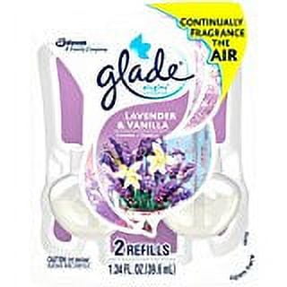 Glade Plugins Refill Lavender & Vanilla 2 Count (Pack of 8)