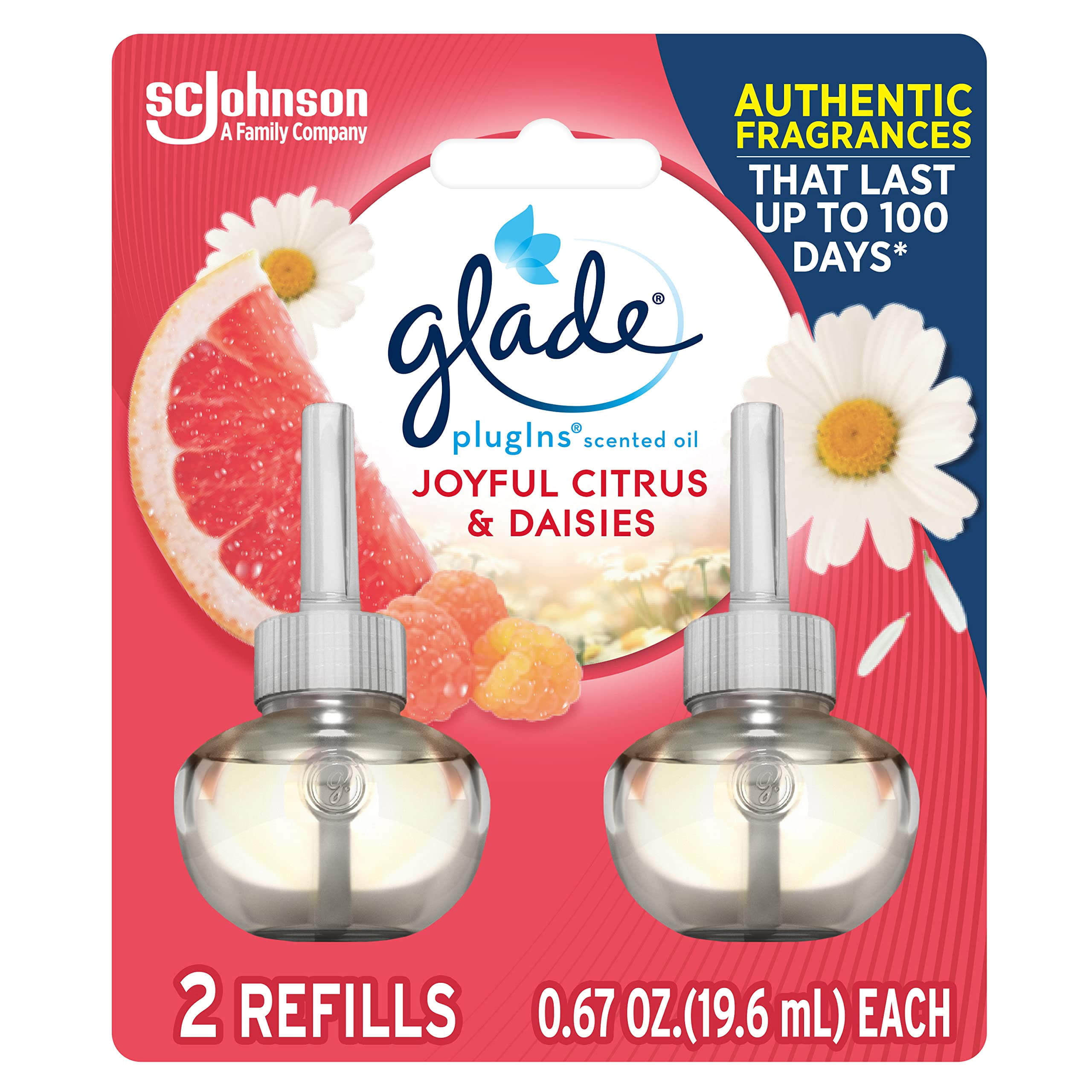 Glade Plugins Refills Air Freshener, Scented And Essential Oils For