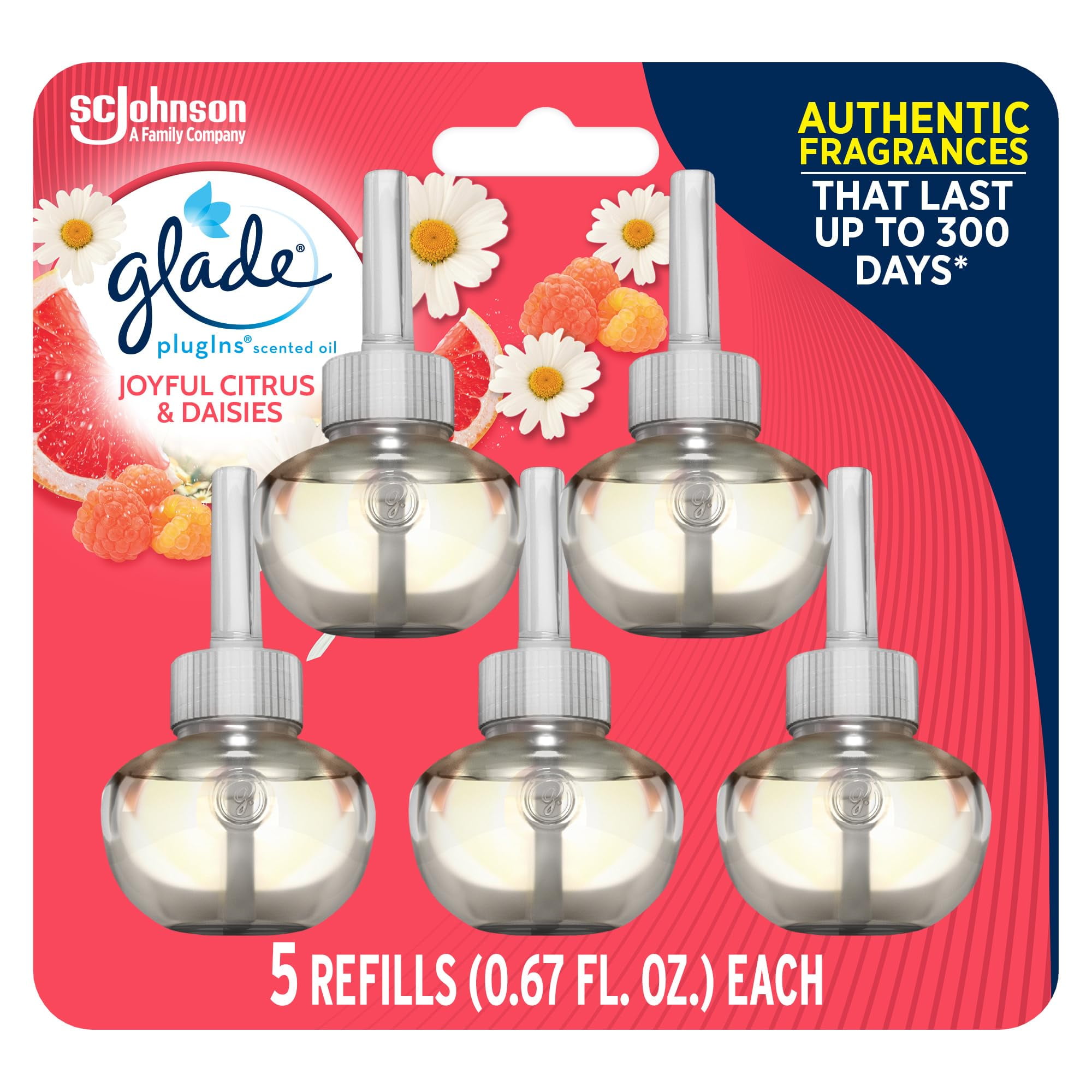 Glade Plugins Refills Air Freshener, Scented And Essential Oils For