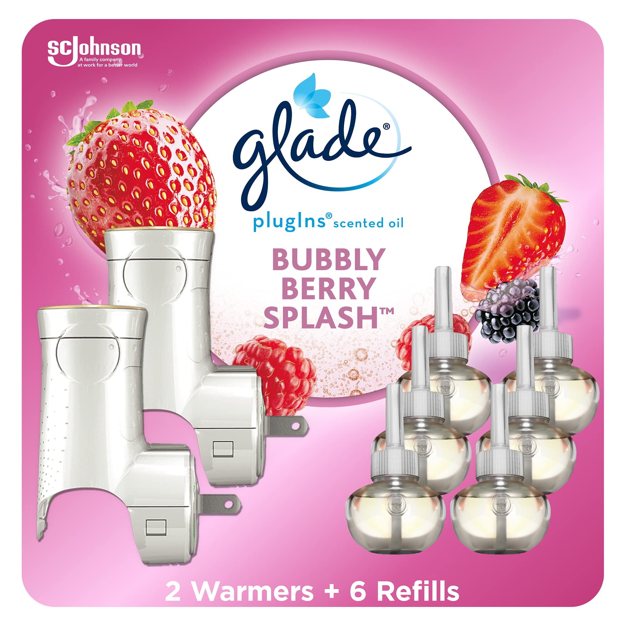 Glade Plugins Refills Air Freshener Starter Kit, Scented And Essential