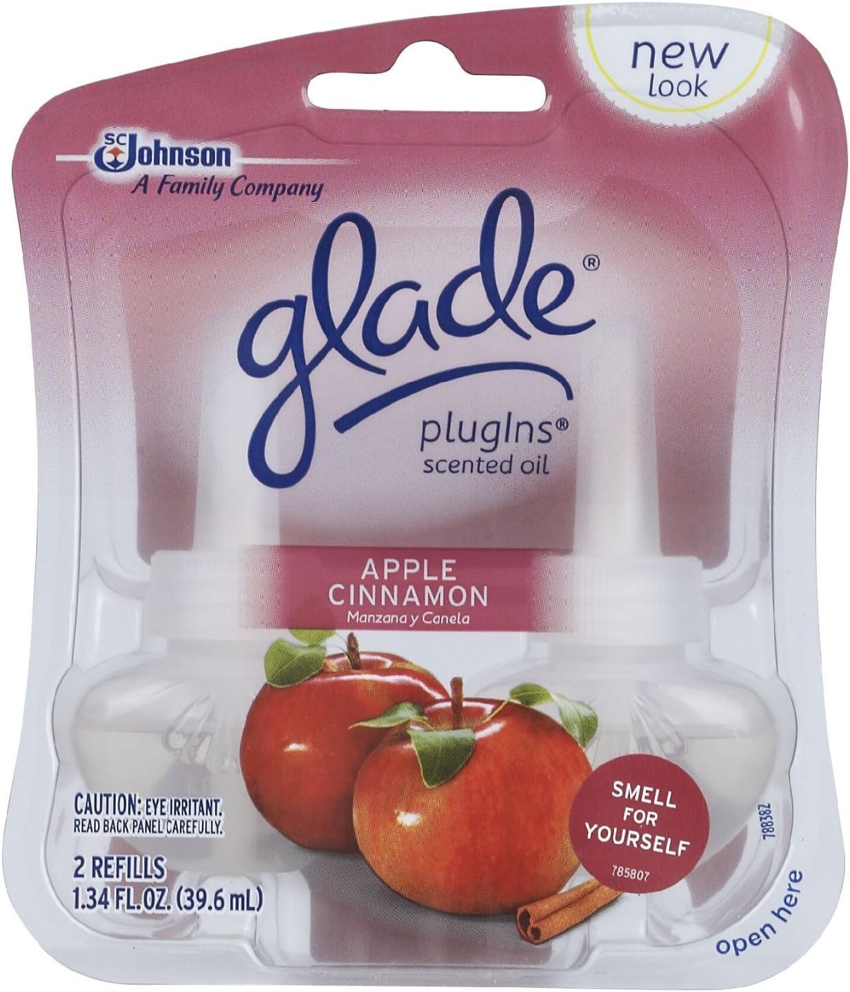 Glade Plugins Scented Oil Refill Apple Cinnamon 2 ct