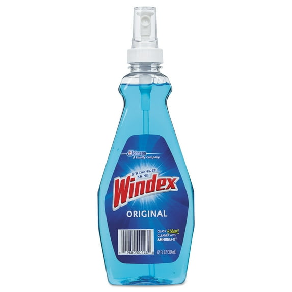 Glade RTU Ammonia-D Glass Cleaner Neutral 12oz Pump Bottle 12/Carton CB001237
