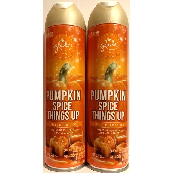 Glade Room Spray 2 CT, Pumpkin Spice Things Up, 8 OZ. Total, Air Freshener