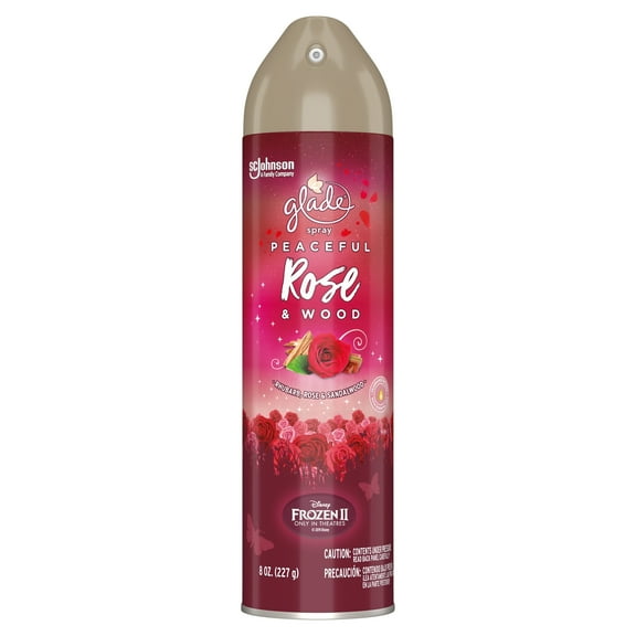 Glade Room Spray Air Freshener 1 CT, Peaceful Rose and Wood, 8 oz