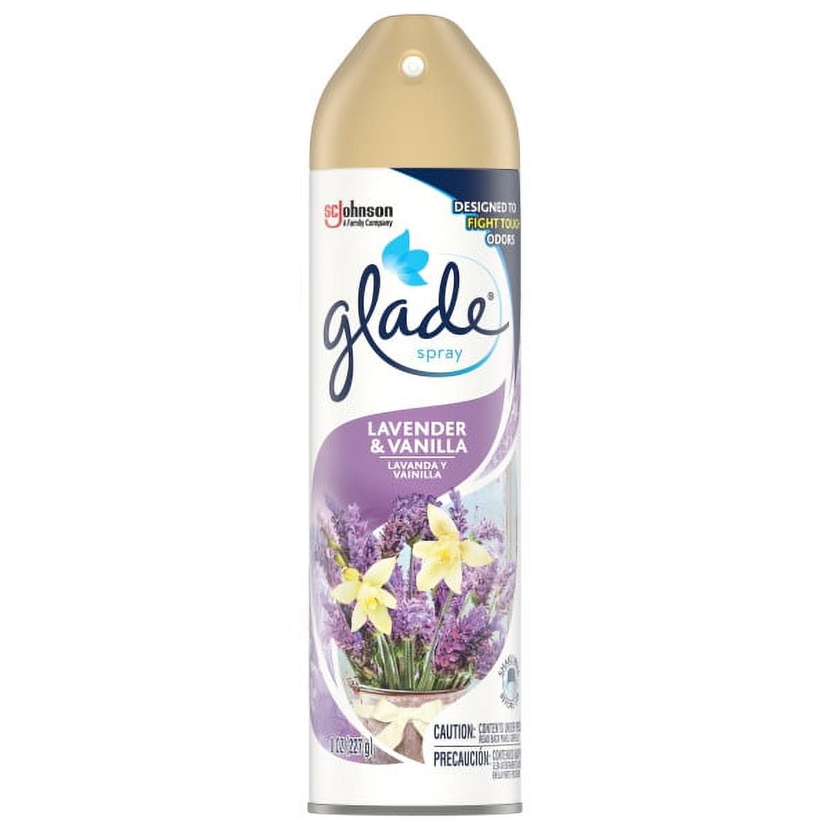 Glade Room Spray Air Freshener, Lavender & Vanilla, 8 oz, Pack of 2
