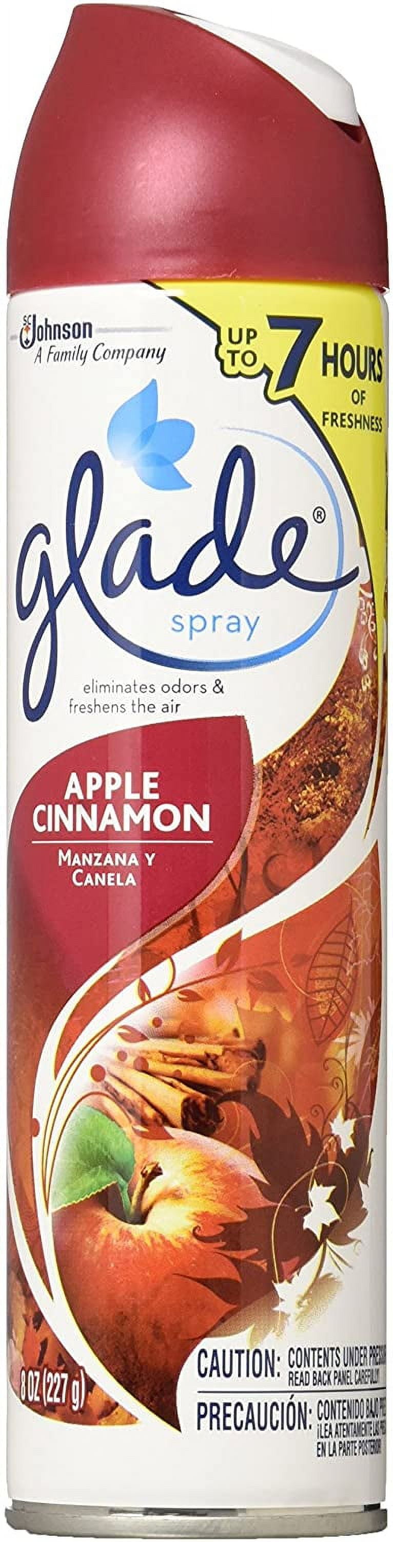 Glade Room Spray Odor Eliminator and Air Freshener Apple Cinnamon 8