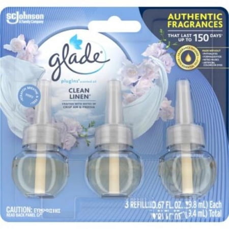 Glade SJN322826 Plug-In Warmers Linen Air Refill