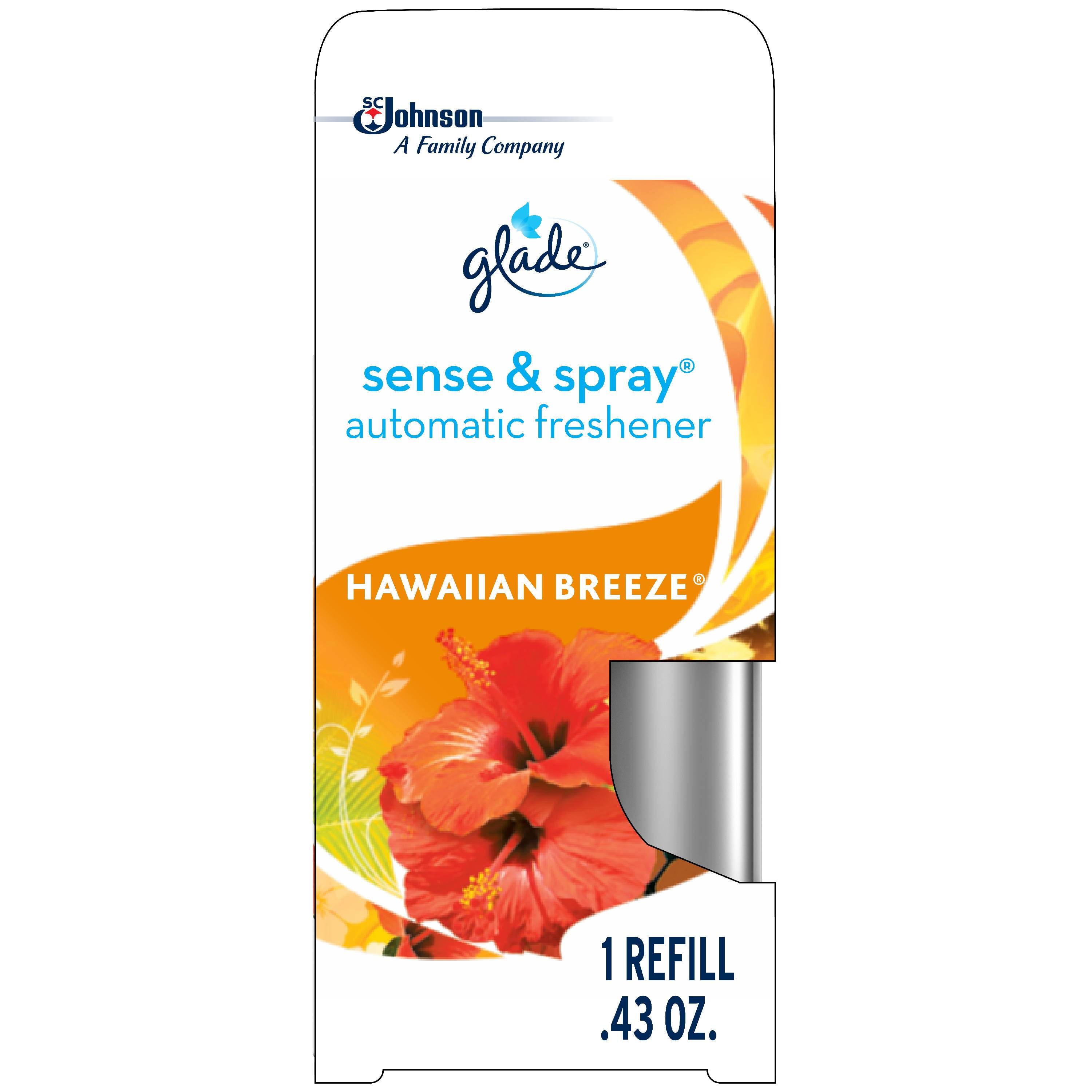 Glade Sense & Spray Hawaiian Breeze Refill, Fits in Holder Equipped With Motion Sensor for