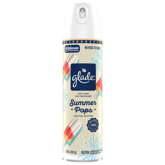 Glade® Soft Mist Air Freshener Room Spray, Summer Pops, 7.3oz., 1 count