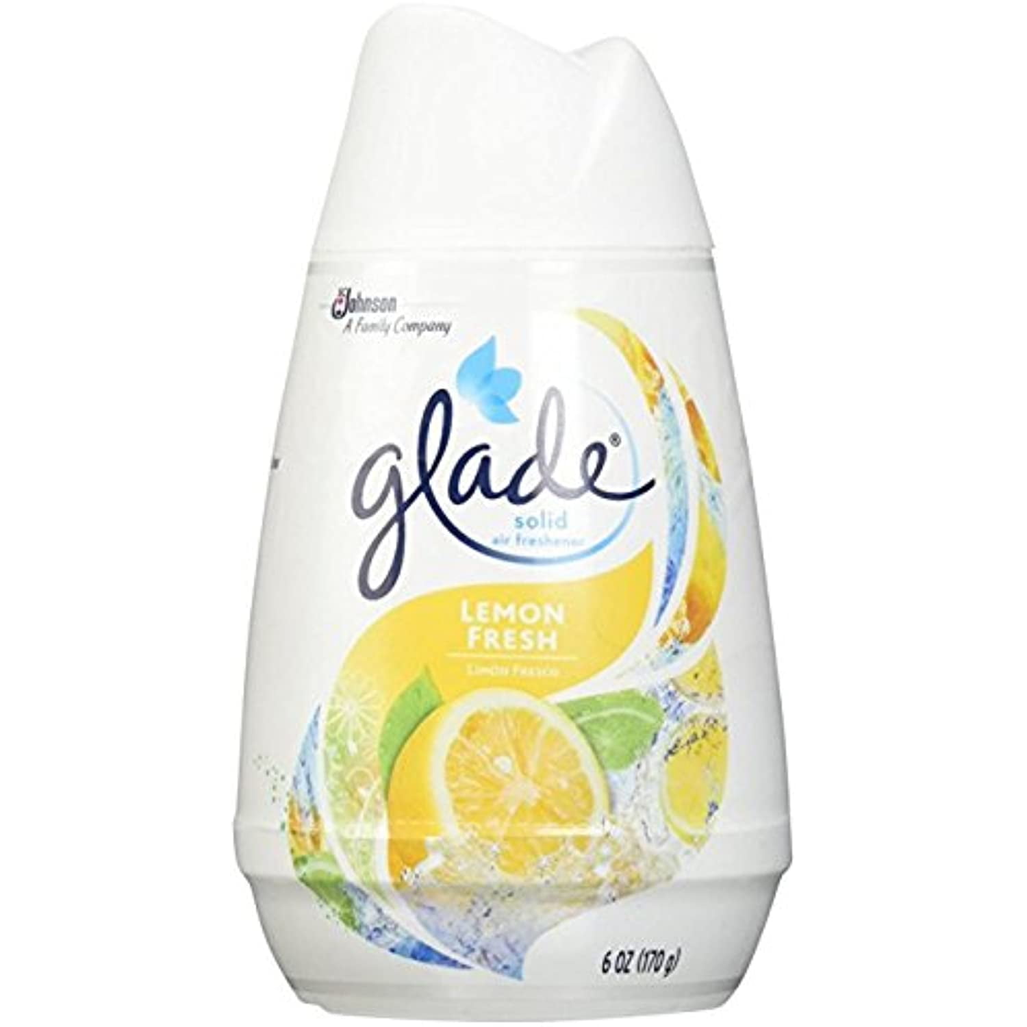 Glade Solid Air Freshener 6Oz Lemon Fresh Pack (2)