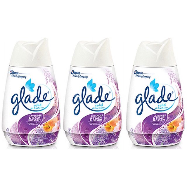 Glade Solid Air Freshener Lavender & Peach Blossom 6oz 3 Pack