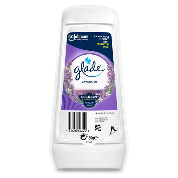 Glade Solid Gel Lavender Air Freshener 150g (pack of 8)