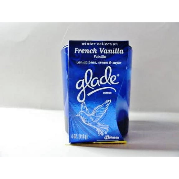 Glade Winter Collection French Vanilla Candle 4 oz