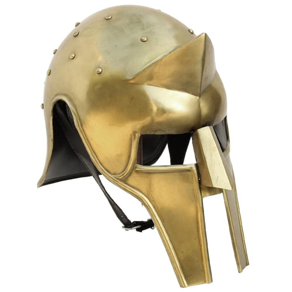 Gladiator Arena Brass Spike Helmet