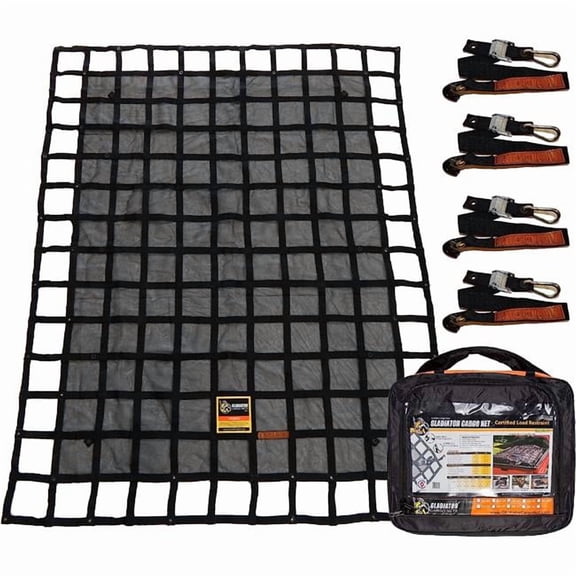 Gladiator Cargo Nets SUT100 6 x 8 ft. Heavy Duty Trailer Cargo Net